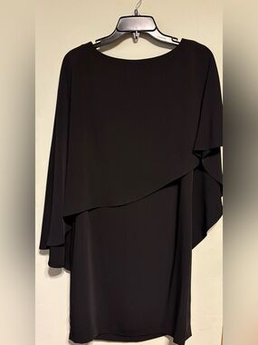 Trina Turk Black Layered Mini Dress